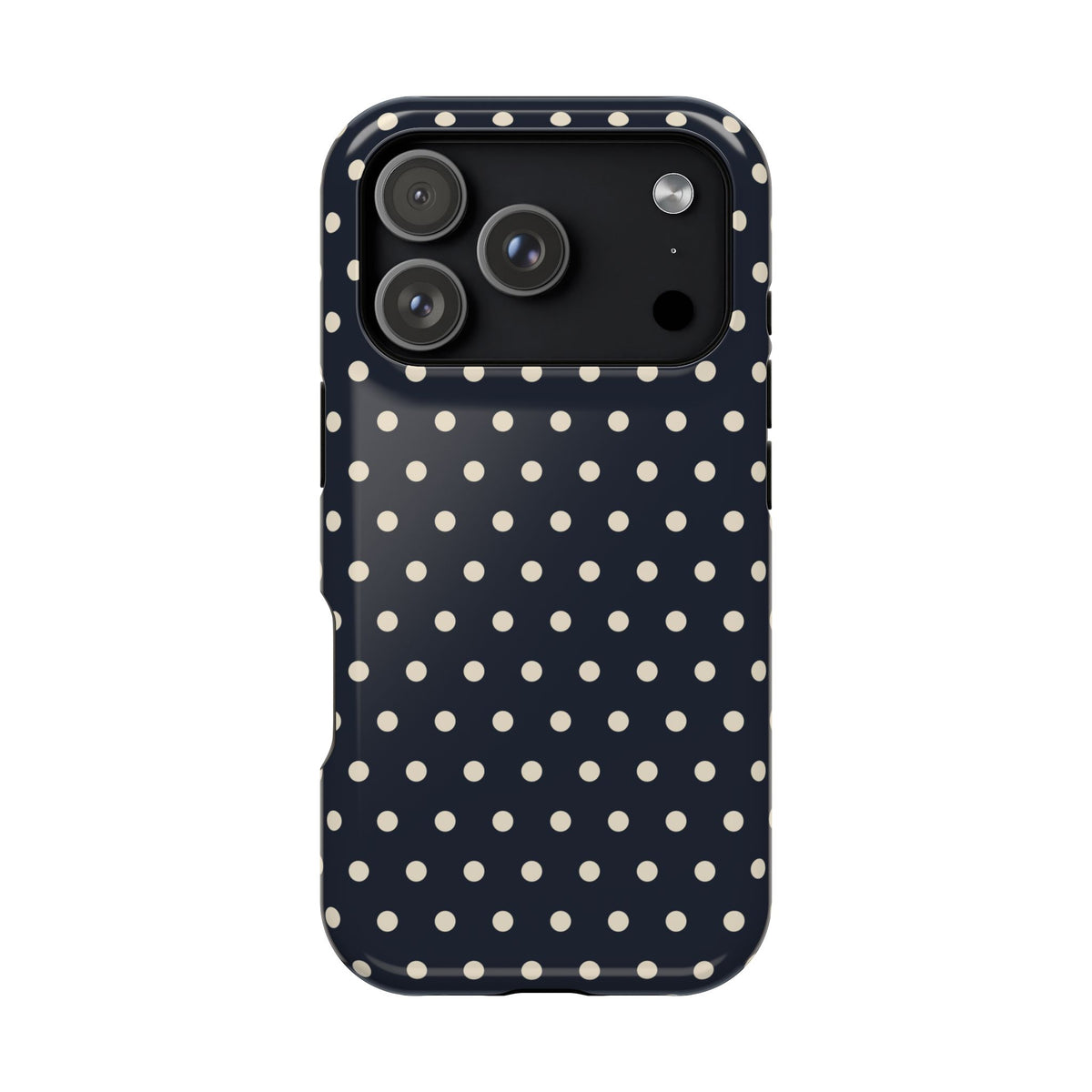 Ink Dot glossy phone case for iPhone 17 Pro; supplier-generated preview. Phone not included.