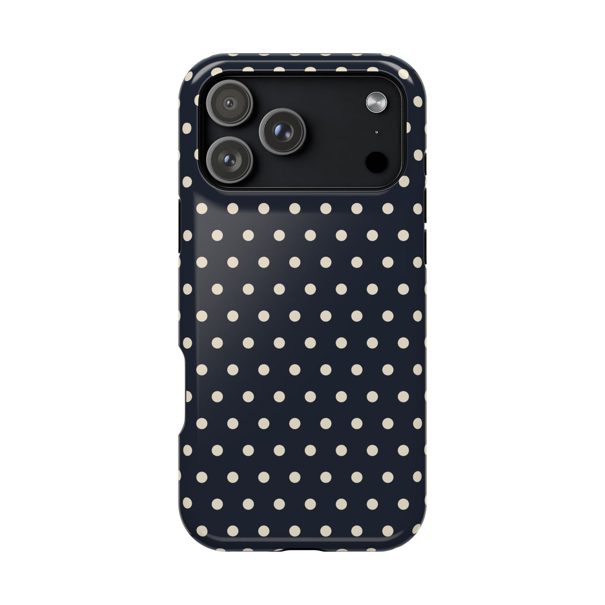Ink Dot glossy phone case for iPhone 17 Pro Max; supplier-generated preview. Phone not included.