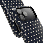 Ink Dot glossy phone case for iPhone 18 Pro Max; camera and side detail. Supplier-generated preview. Phone not included.